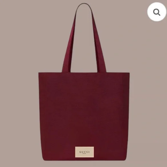 Gucci Beauty NIP Red Wine. Burgundy Tote Bag - Picture 1 of 2
